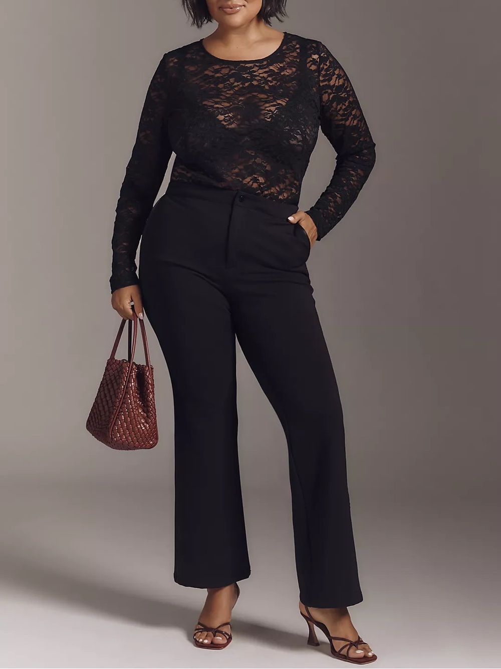Maeve Easy Slim Bootcut Pants